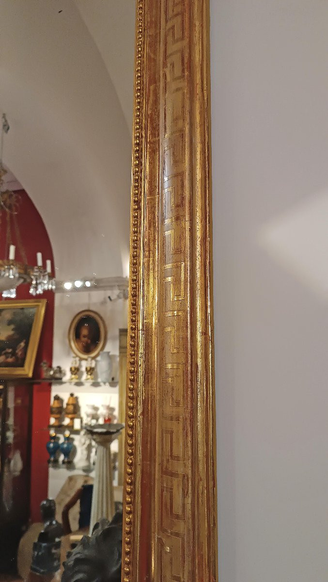 GRANDE SPECCHIERA DORATA LUIGI FILIPPO PRIMA META’ XIX SECOLO -photo-2