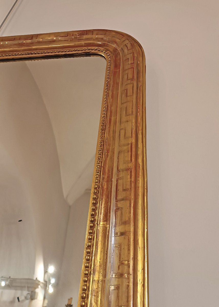 GRANDE SPECCHIERA DORATA LUIGI FILIPPO PRIMA META’ XIX SECOLO -photo-3