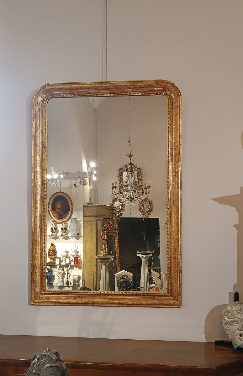 GRANDE SPECCHIERA DORATA LUIGI FILIPPO PRIMA META’ XIX SECOLO -photo-7