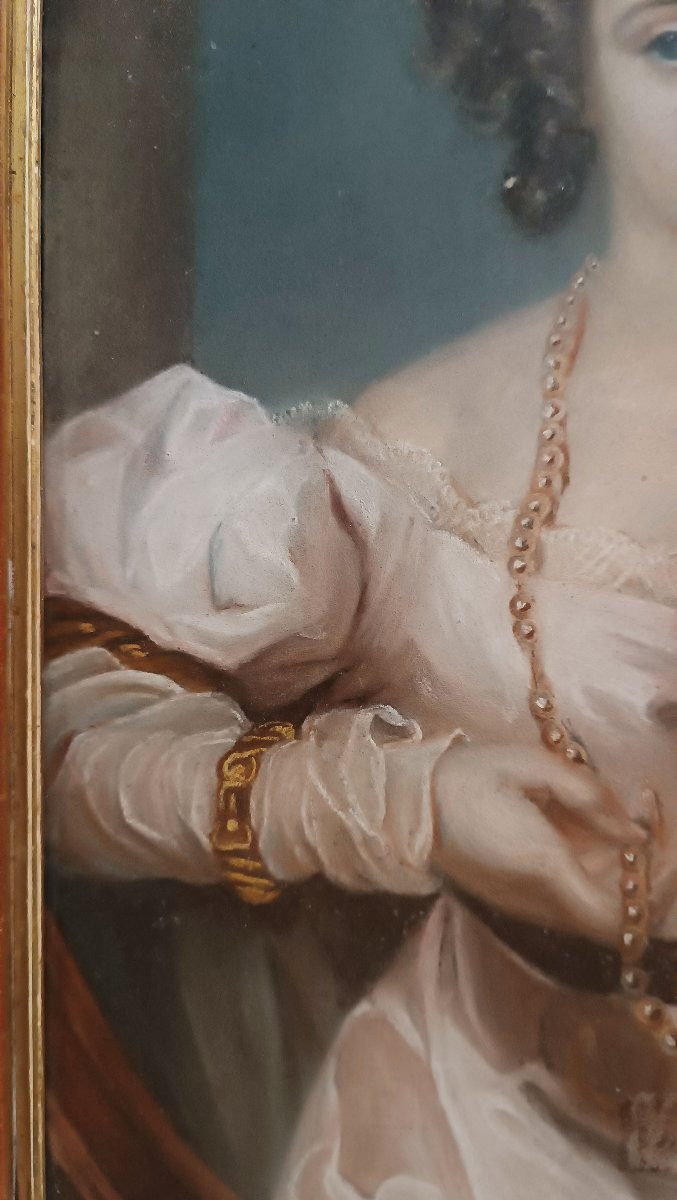 RITRATTO PASTELLO FANCIULLA SECONDA META’ XVIII SECOLO-photo-1