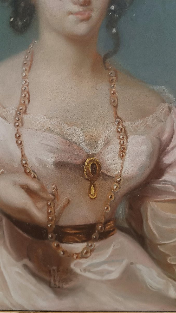 RITRATTO PASTELLO FANCIULLA SECONDA META’ XVIII SECOLO-photo-2