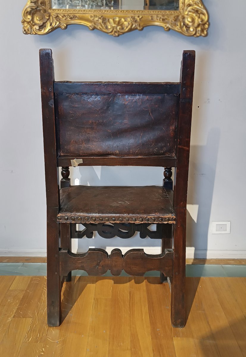 POLTRONA RINASCIMENTALE TOSCANA XVI SECOLO-photo-4