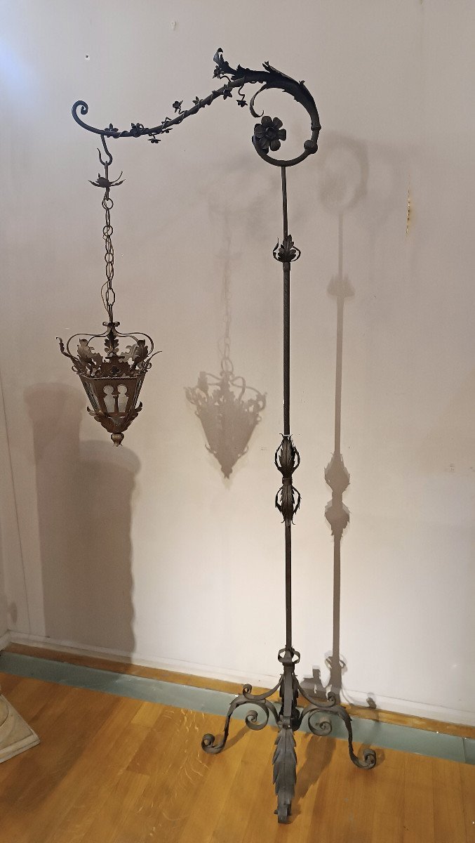 LANTERNA IN FERRO FINE XIX SECOLO -photo-4