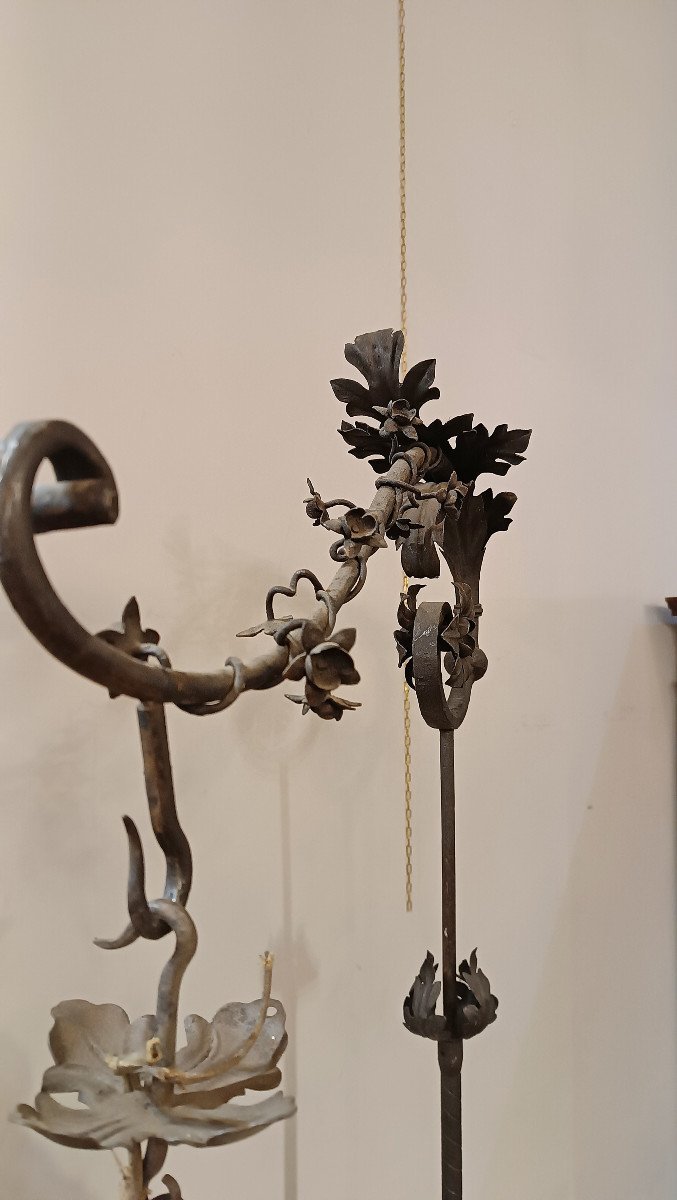 LANTERNA IN FERRO FINE XIX SECOLO -photo-8