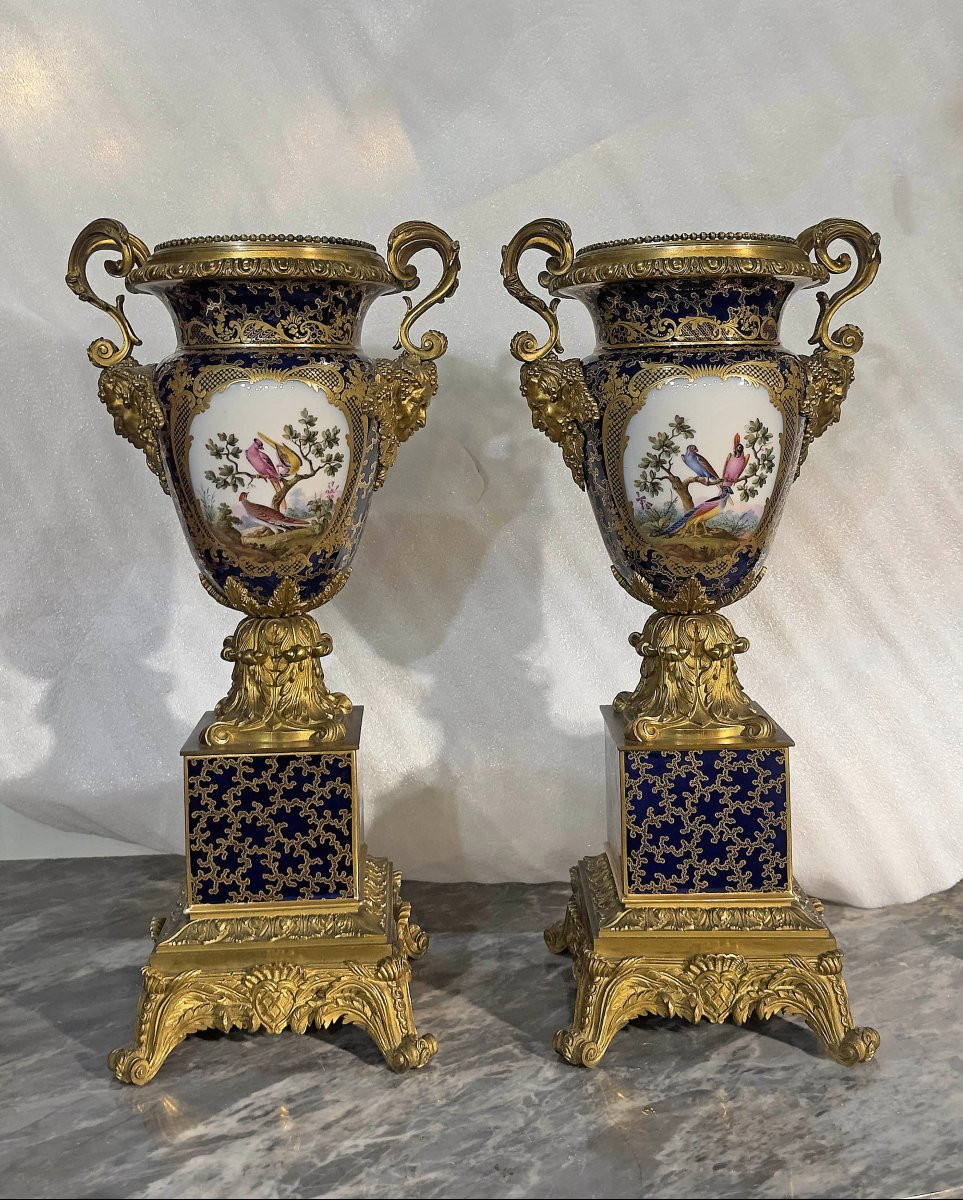 COPPIA DI VASI CARLO X PRIMA META’ DEL XIX SECOLO-photo-3