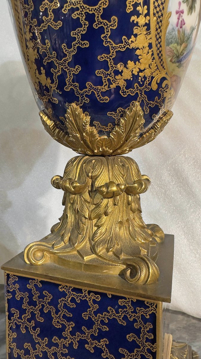 COPPIA DI VASI CARLO X PRIMA META’ DEL XIX SECOLO-photo-3