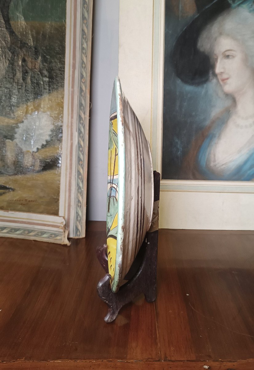 PIATTO IN MAIOLICA MONTELUPO XVII SECOLO-photo-3