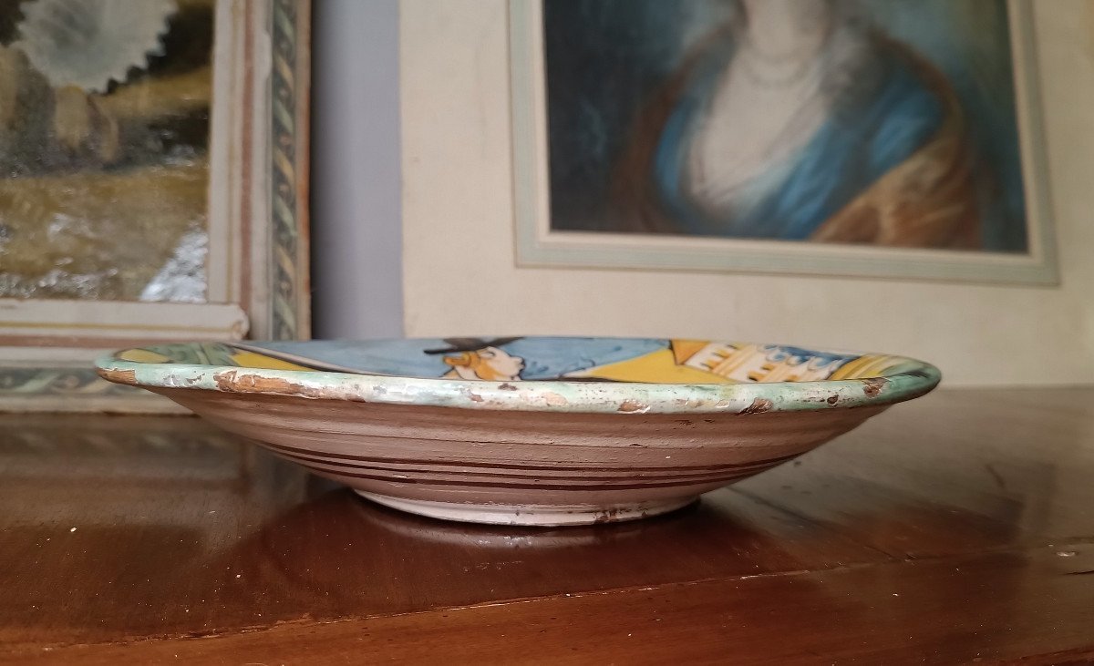 PIATTO IN MAIOLICA MONTELUPO XVII SECOLO-photo-5
