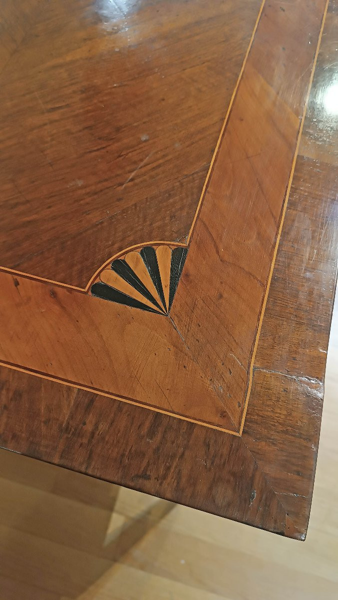 SCRITTOIO NEOCLASSICO CON INTARSI FINE DEL XVIII SECOLO -photo-4