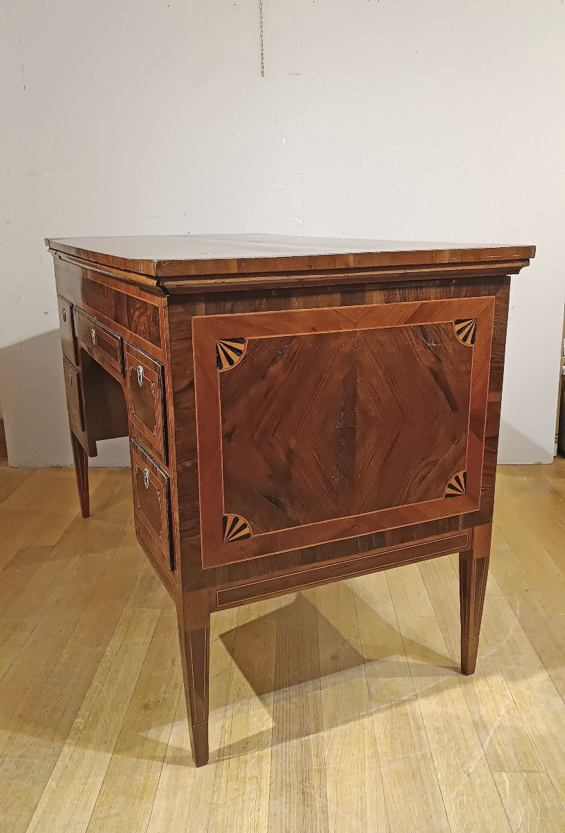 SCRITTOIO NEOCLASSICO CON INTARSI FINE DEL XVIII SECOLO -photo-5