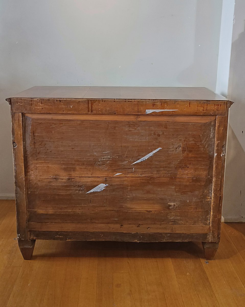 CASSETTONE CON SCRITTOIO A CALATOIA IMPERO FINE XVIII-INIZI XIX SECOLO-photo-4