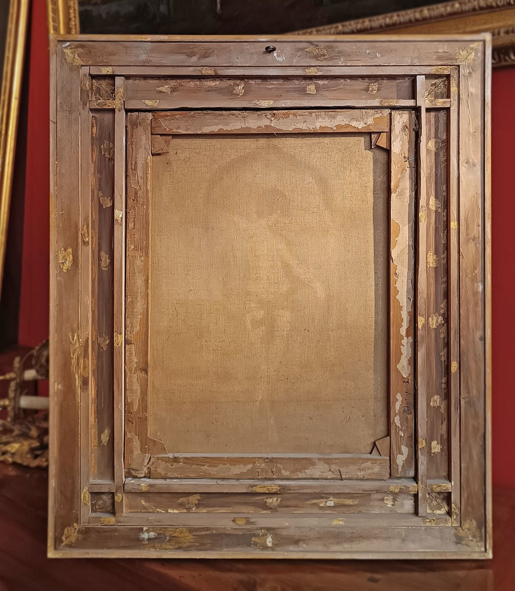 DIPINTO CON ODALISCA SECONDA META’ DEL XIX SECOLO -photo-6