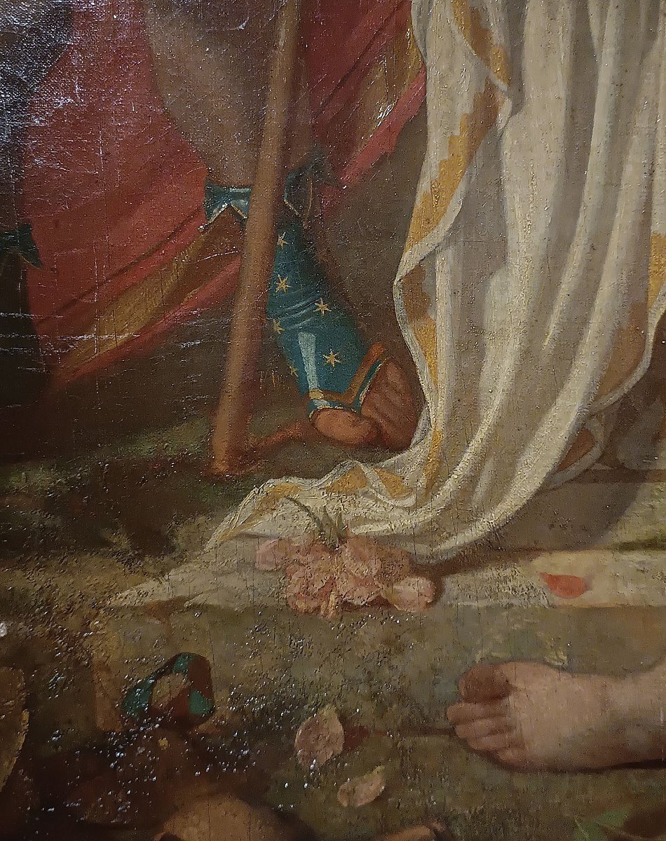 DIPINTO CON SCENA DI BACCANALE SECONDA META’ XVIII SECOLO -photo-4