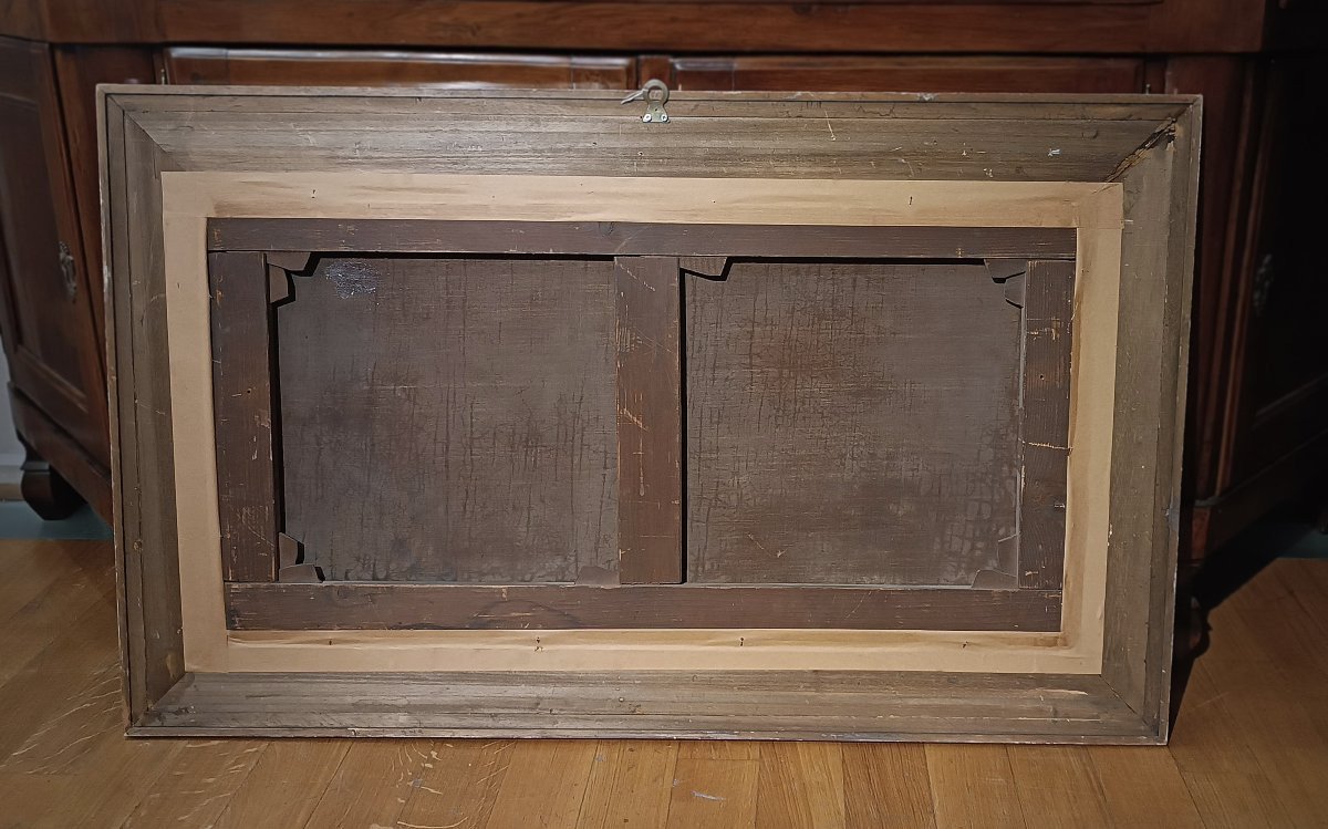 DIPINTO CON SCENA DI BACCANALE SECONDA META’ XVIII SECOLO -photo-6