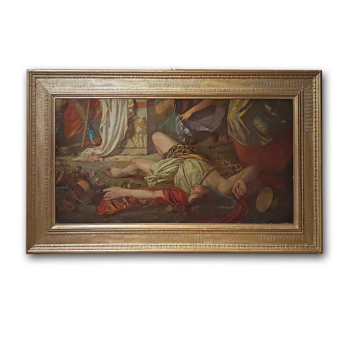 DIPINTO CON SCENA DI BACCANALE SECONDA META’ XVIII SECOLO 