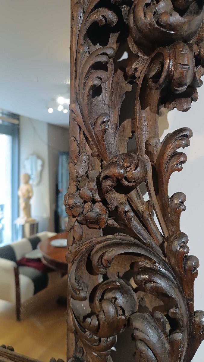 SPECCHIERA LUIGI XIV IN NOCE FINE DEL XVII SECOLO-photo-3