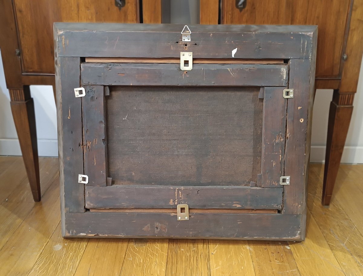 DIPINTO CON SCENA DI BATTAGLIA FINE DEL XVIII SECOLO -photo-6