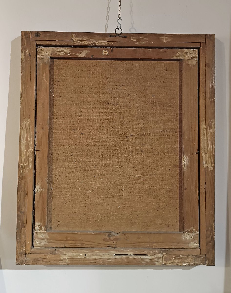 DIPINTO MADONNA CON BAMBINO FINE XVIII SECOLO -photo-5