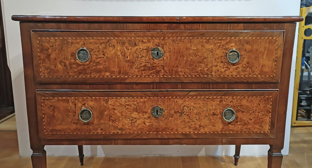 CASSETTONE LUIGI XVI LASTRONATO SECONDA META’ XVIII SECOLO-photo-1