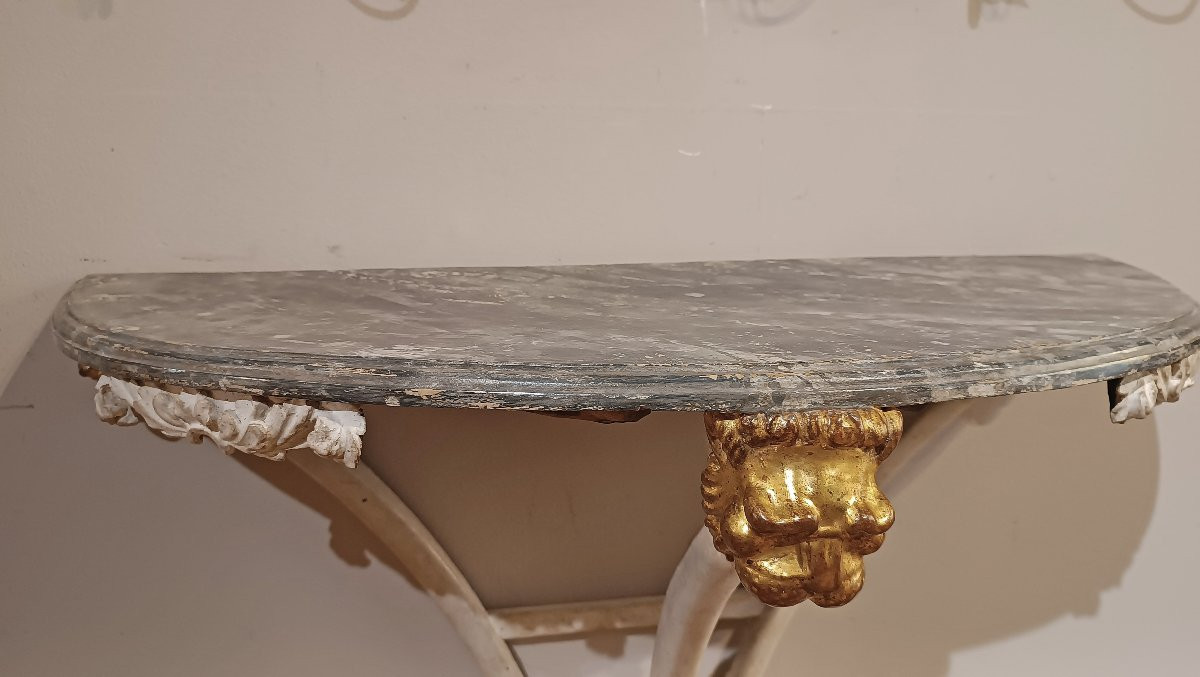 CONSOLLE IN LENGO DIPINTO SECONDA META’ XVIII SECOLO -photo-1