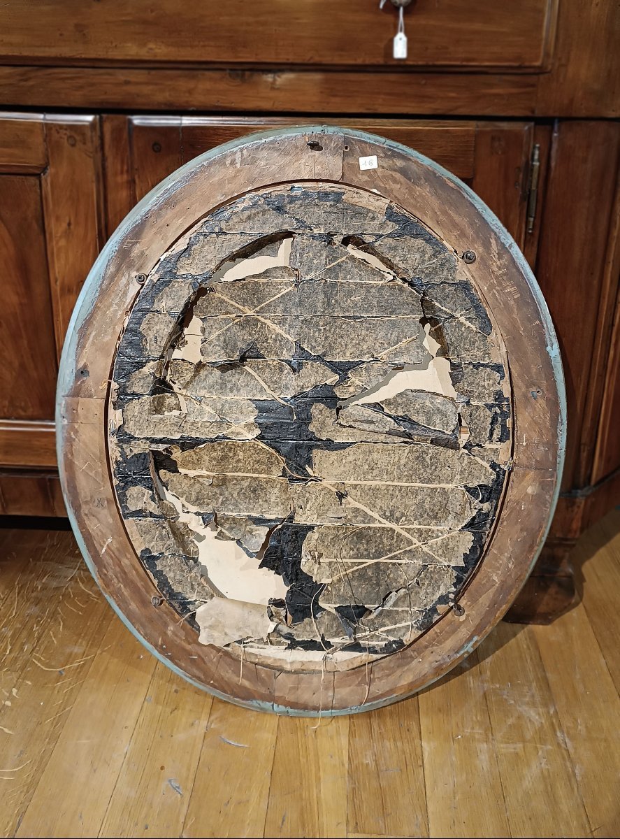 DIPINTO PASTELLO OVALE CON GIOVANE DONNA META’ XIX SECOLO -photo-6