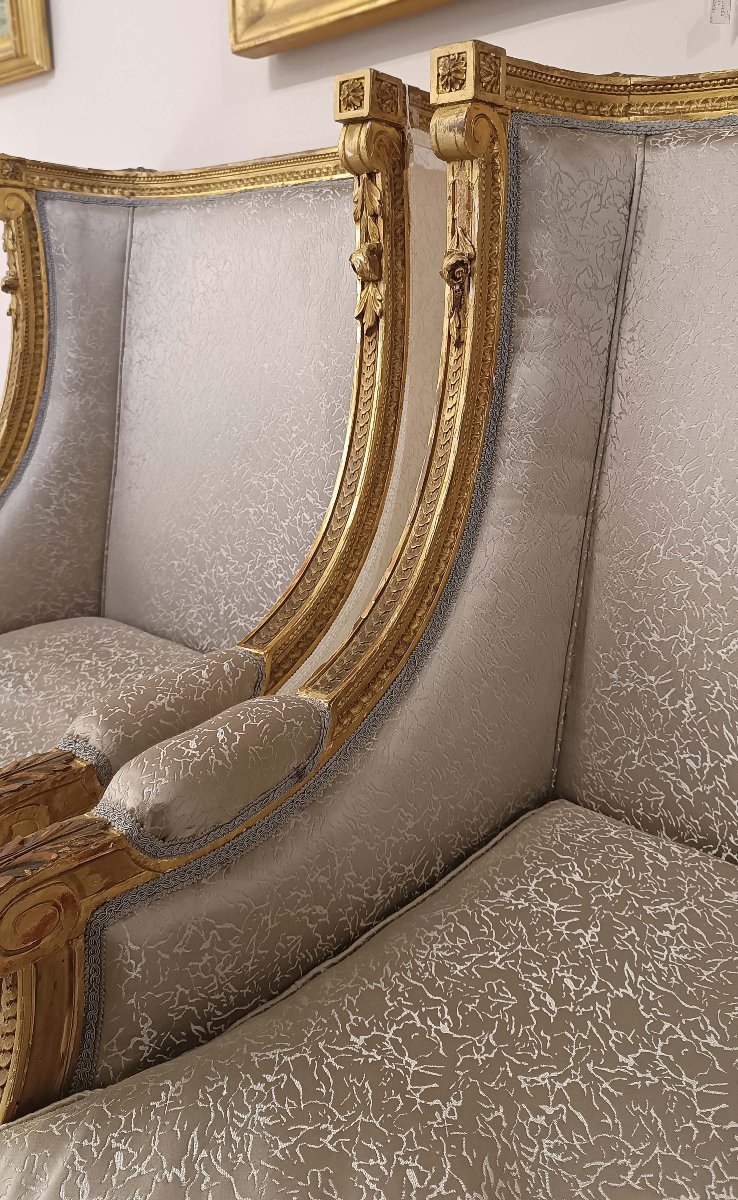 COPPIA DI POLTRONE BERGÈRE XIX SECOLO-photo-4