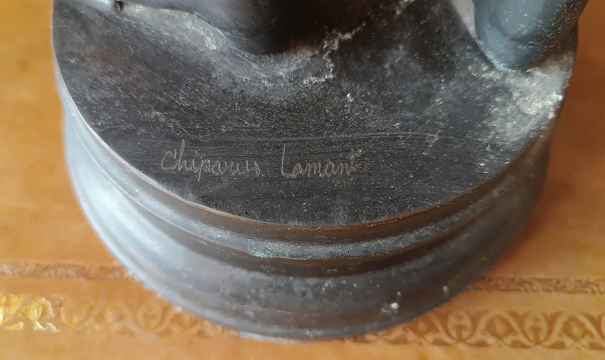 SCULTURA IN BRONZO RITRATTO DI MOZART FINE XIX SECOLO -photo-5