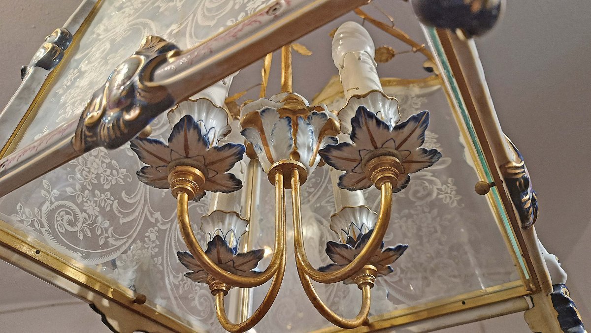 LANTERNA NAPOLEONE III META’ XIX SECOLO-photo-4