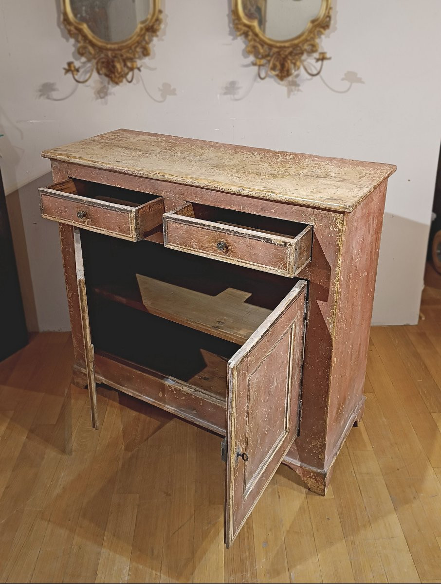CREDENZA NEOCLASSICA DIPINTA FINE XVIII SECOLO -photo-4