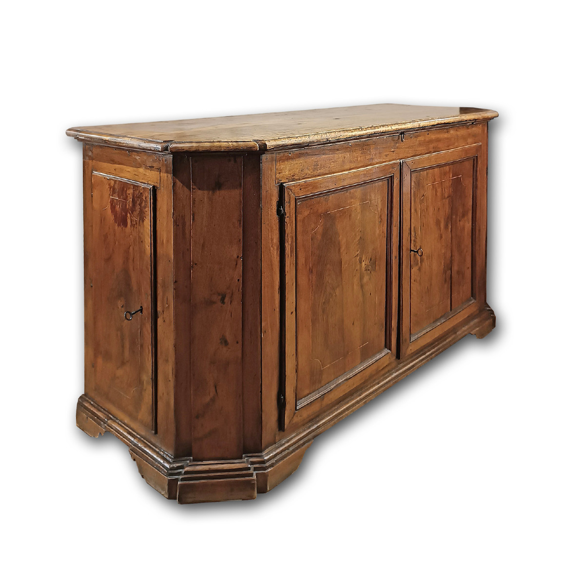 CREDENZA IN NOCE LUIGI XIV CON QUATTRO SPORTELLI FINE XVII-INIZI XVIII SECOLO 