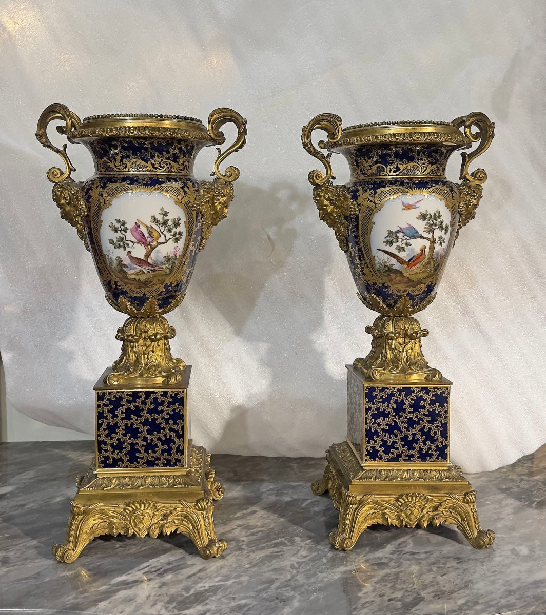 COPPIA DI VASI CARLO X PRIMA META’ DEL XIX SECOLO-photo-2