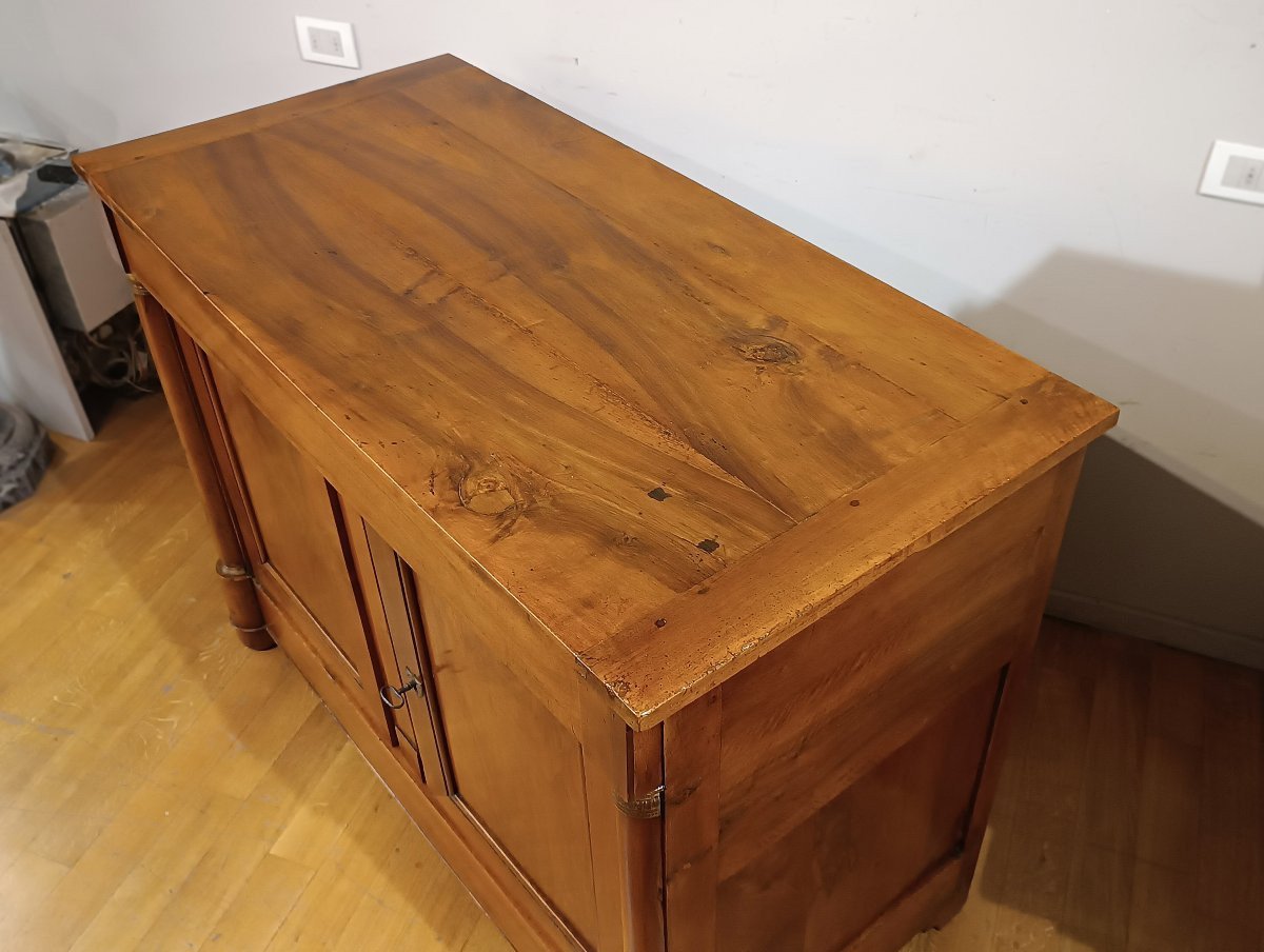CREDENZA IN NOCE BIONDO IMPERO PRIMO XIX SECOLO -photo-1
