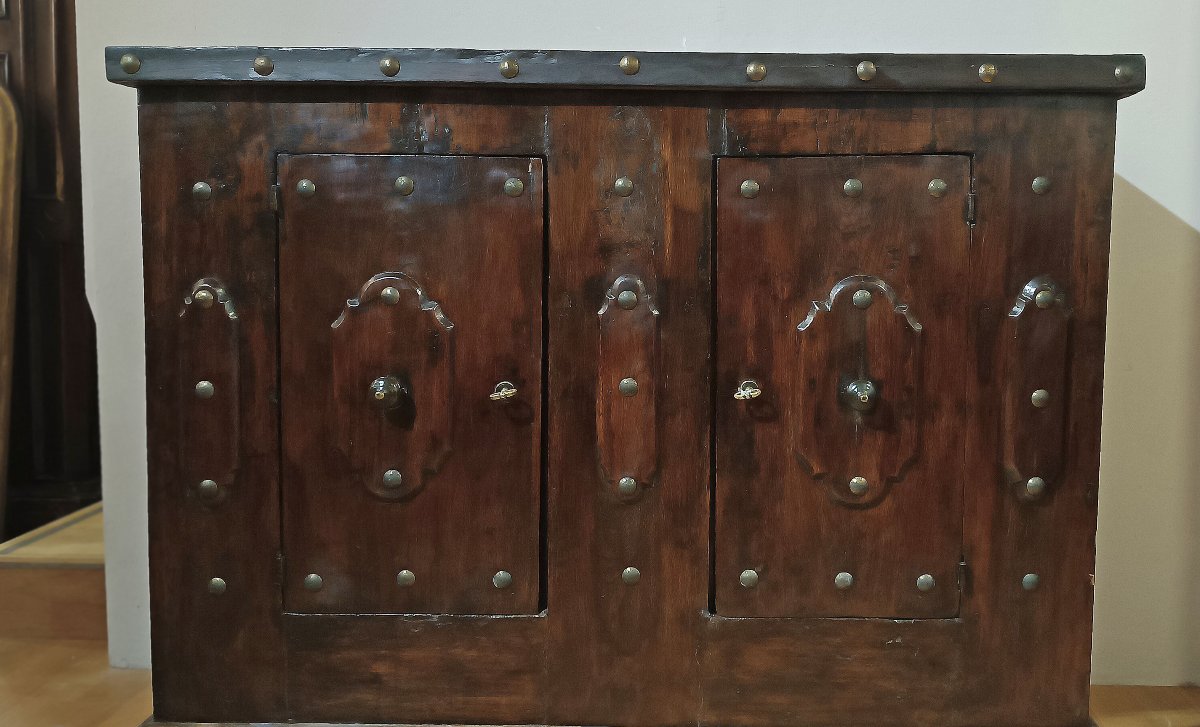 CREDENZA EMILIANA CON BULLONI FINE XVI-INIZI XVII SECOLO-photo-4