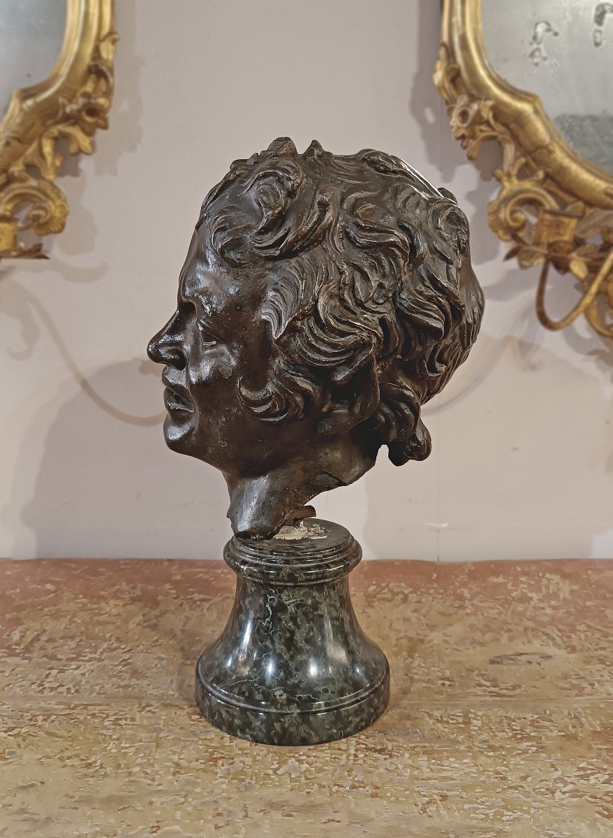 SCULTURA DI SATIRO IN BRONZO FINE XVI SECOLO -photo-3