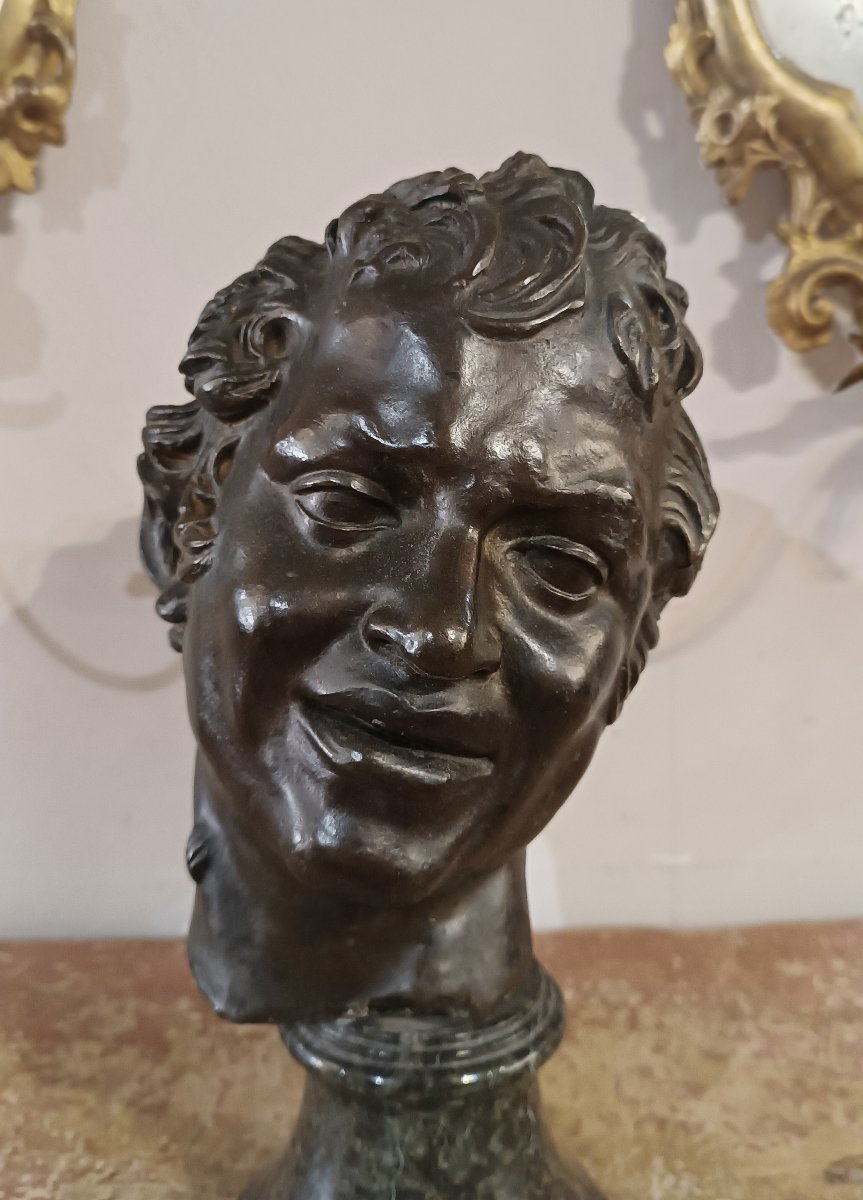 SCULTURA DI SATIRO IN BRONZO FINE XVI SECOLO -photo-2