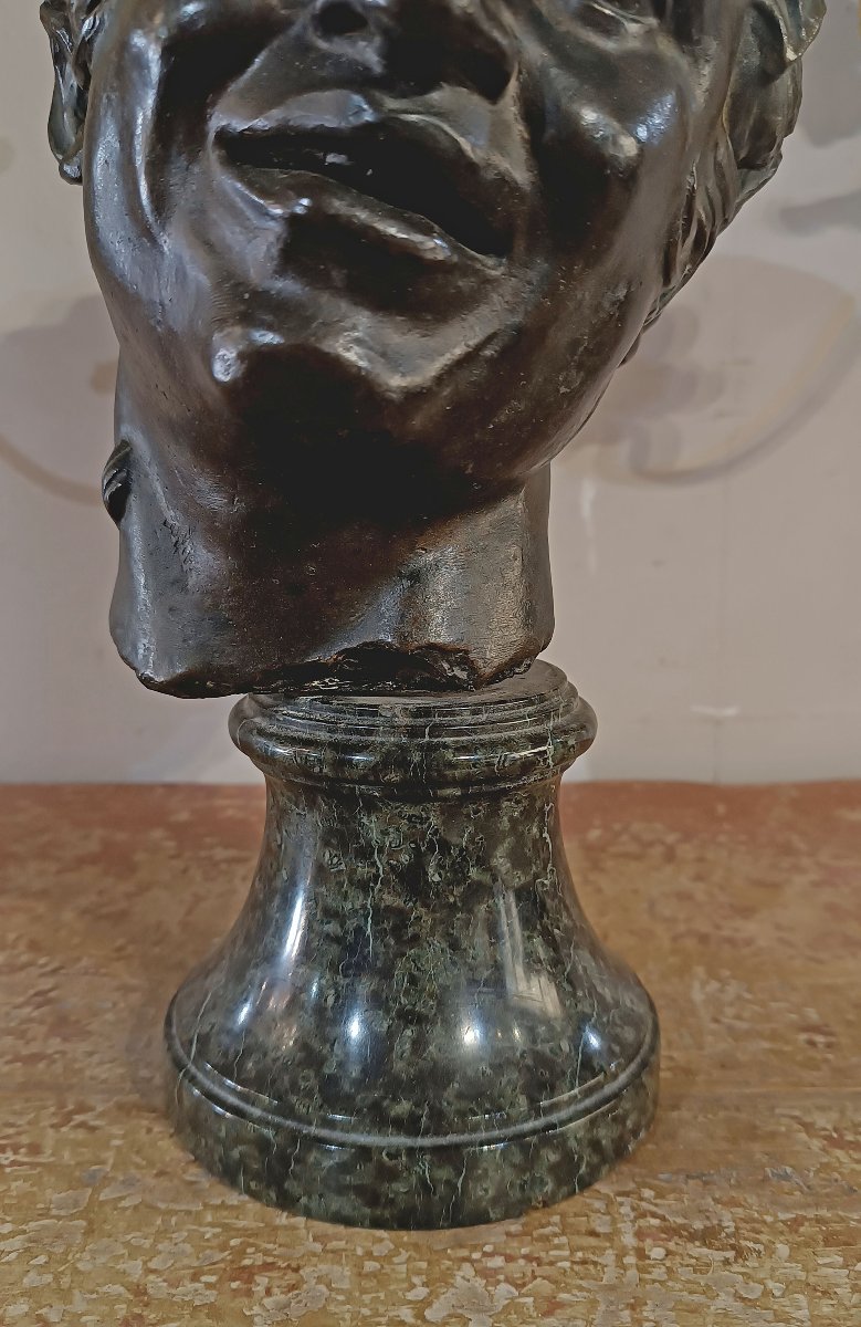 SCULTURA DI SATIRO IN BRONZO FINE XVI SECOLO -photo-3