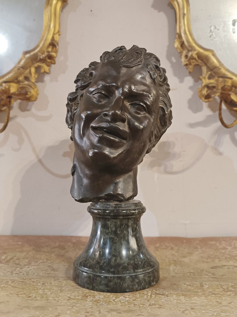 SCULTURA DI SATIRO IN BRONZO FINE XVI SECOLO -photo-8