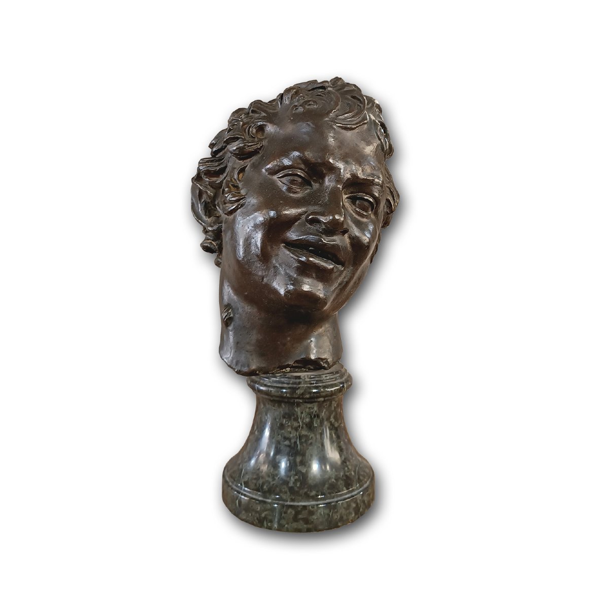 SCULTURA DI SATIRO IN BRONZO FINE XVI SECOLO 