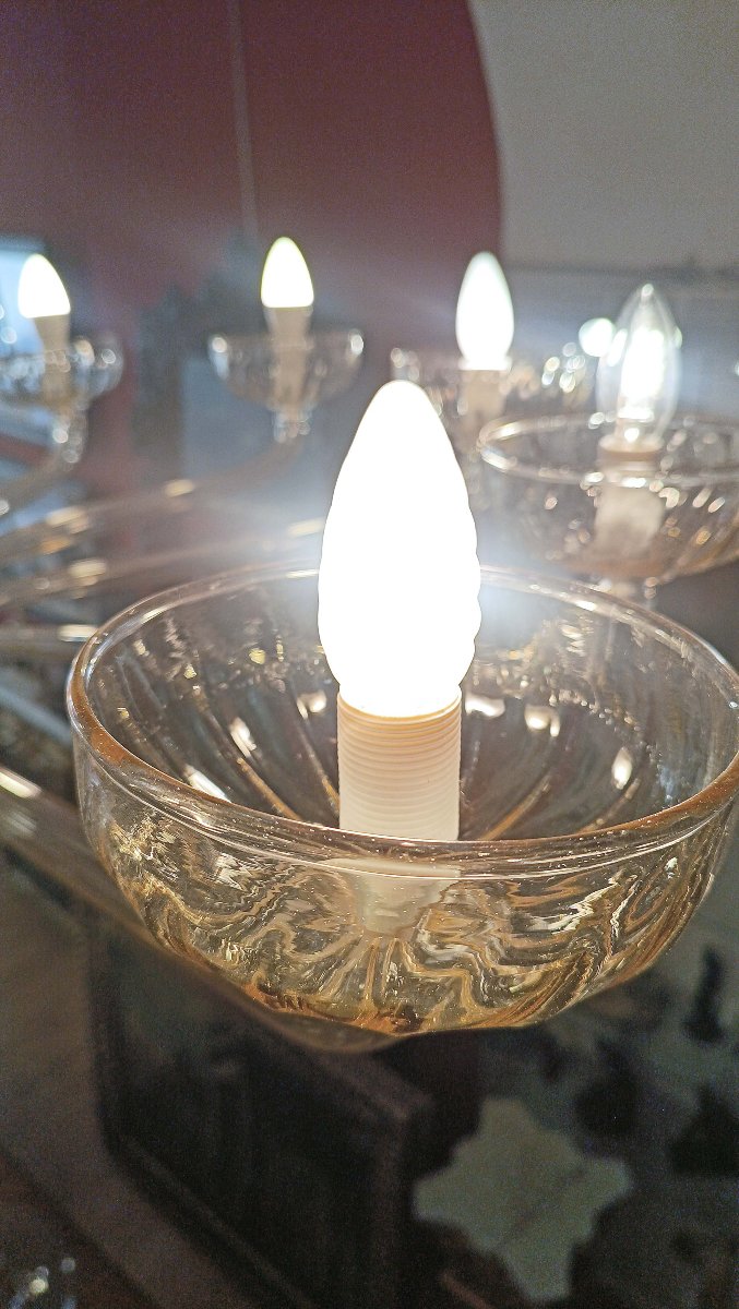LAMPADARIO IN VETRO VENINI ANNI ’70 -photo-3