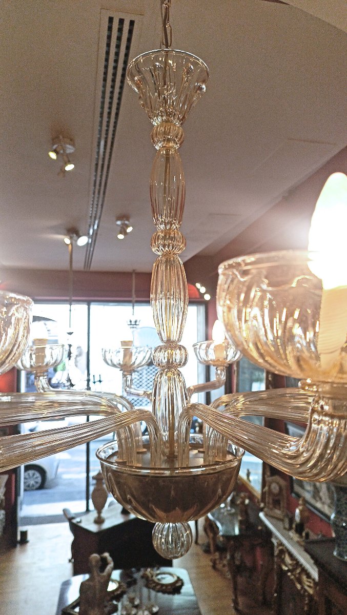 LAMPADARIO IN VETRO VENINI ANNI ’70 -photo-2
