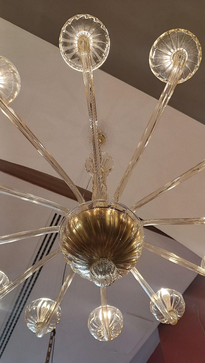 LAMPADARIO IN VETRO VENINI ANNI ’70 -photo-4