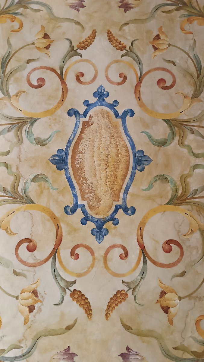 TAVOLINO NEOCLASSICO CON PIANO IN SCAGLIOLA FINE XVIII SECOLO -photo-4