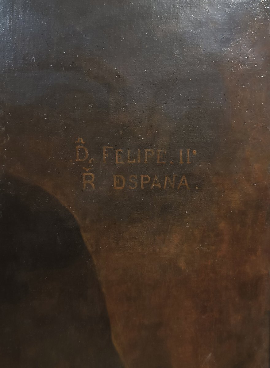 RITRATTO DI FILIPPO II RE DI SPAGNA FINE XVI SECOLO -photo-5