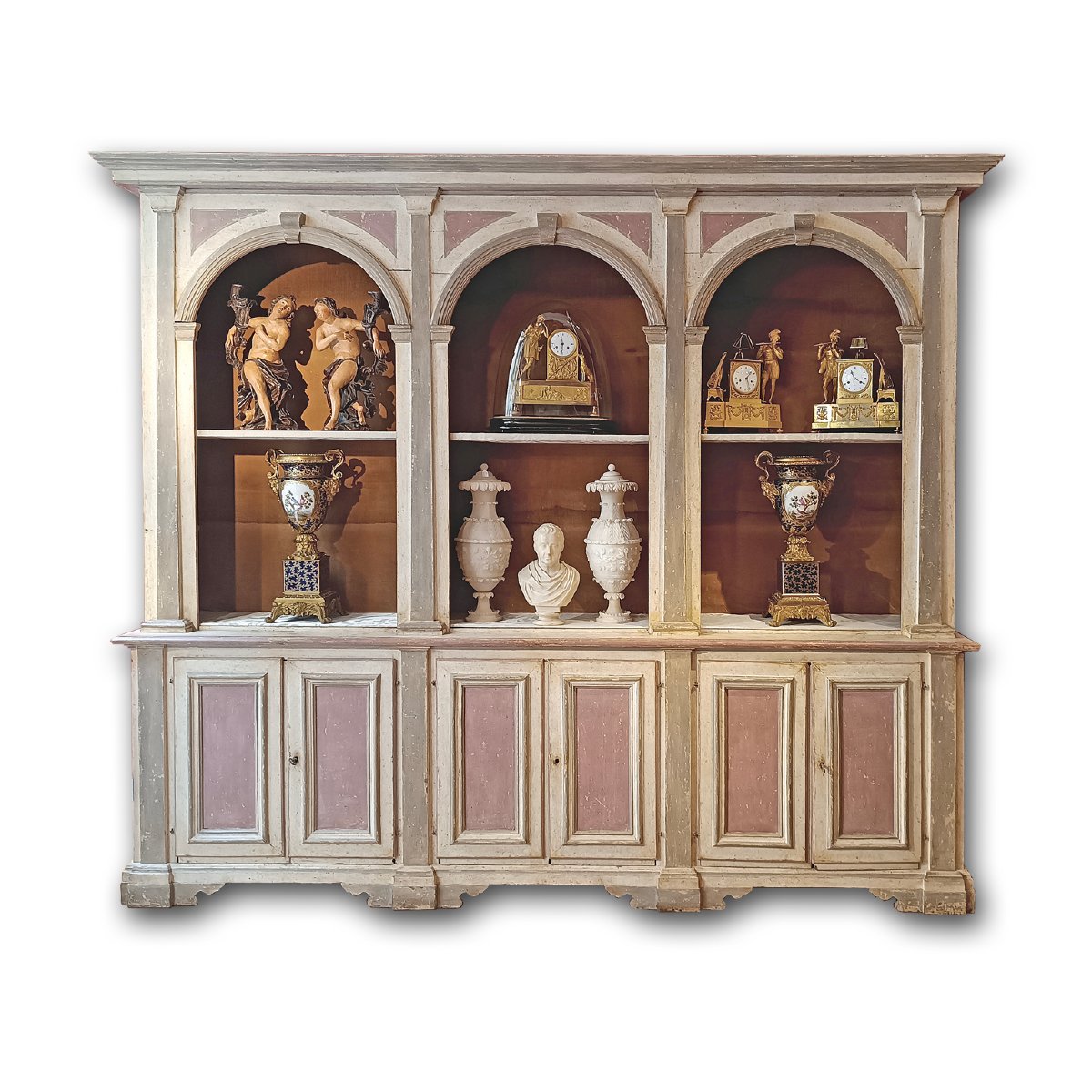 LIBRERIA NEOCLASSICA DIPINTA FINE XVIII-INIZI XIX SECOLO