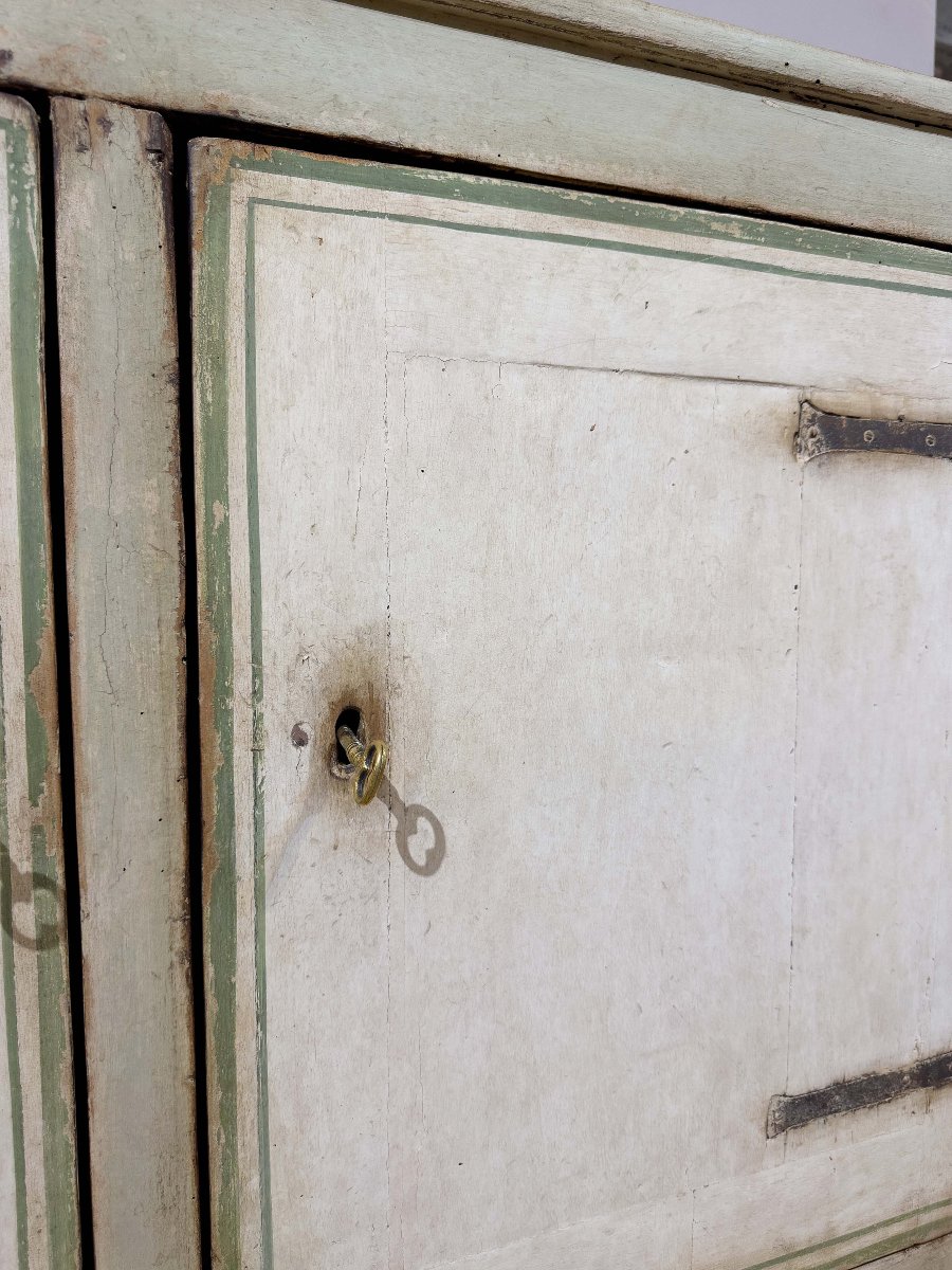 CREDENZA DIPINTA TRANSIZIONE SECONDA META’ XVIII SECOLO -photo-3