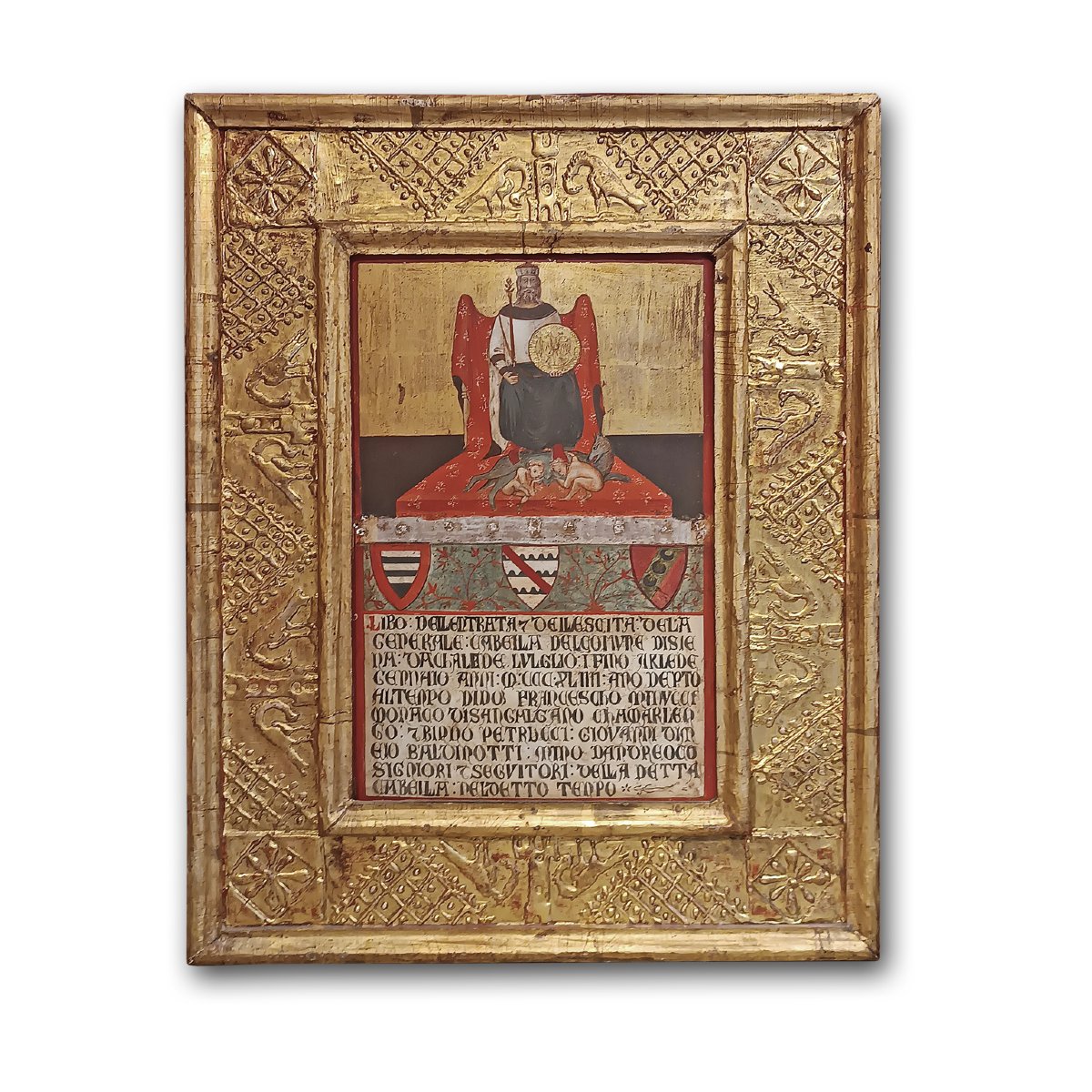 TAVOLETTA DI BICCHERNA DI ICILIO FEDERICO JONI FINE XIX SECOLO 