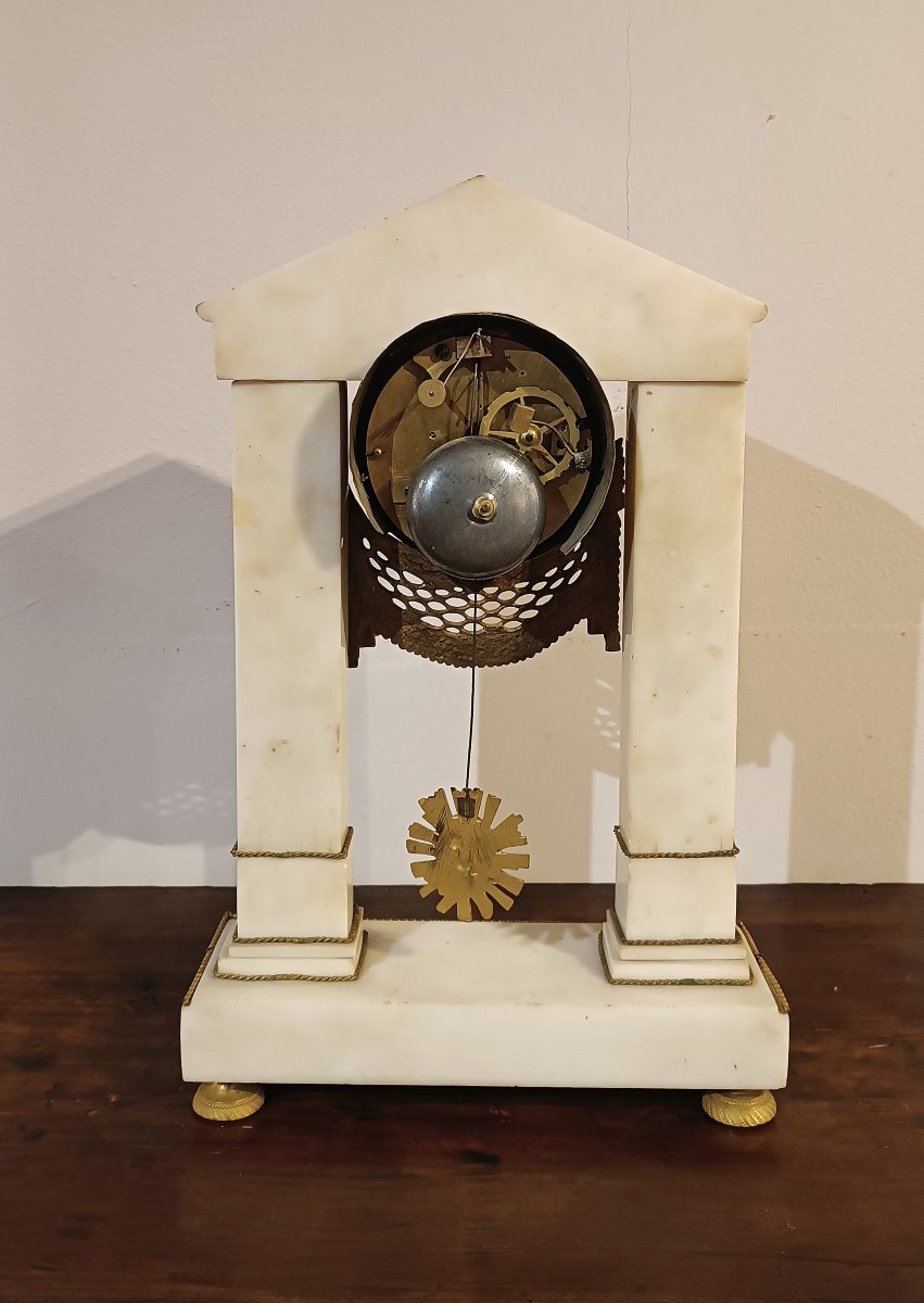 OROLOGIO A TEMPIETTO NEOCLASSICO FINE XVIII SECOLO -photo-4