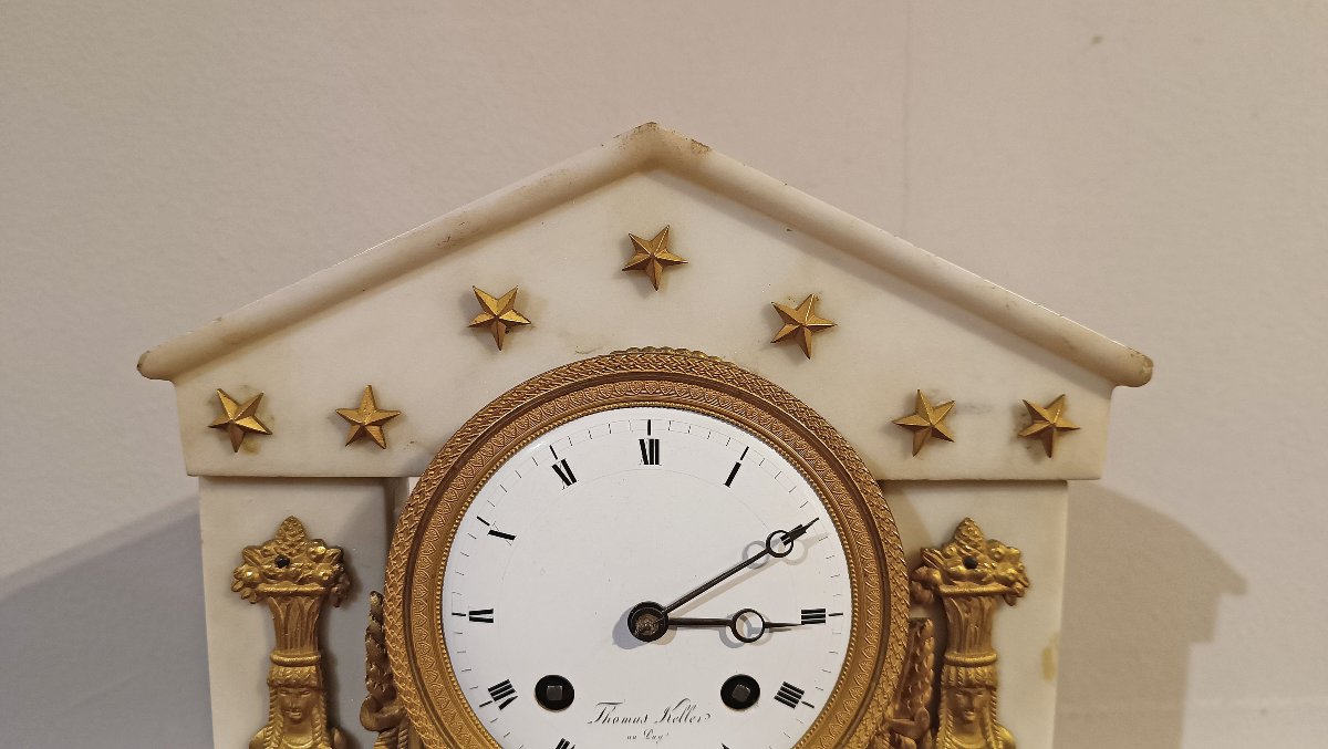 OROLOGIO A TEMPIETTO NEOCLASSICO FINE XVIII SECOLO -photo-7