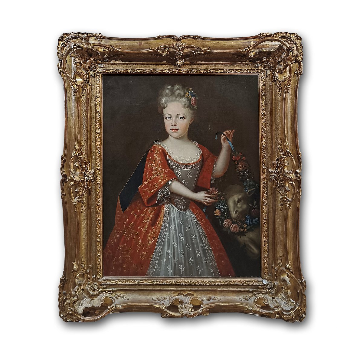 RITRATTO DI UNA NOBILE FANCIULLA META’ XVIII SECOLO 