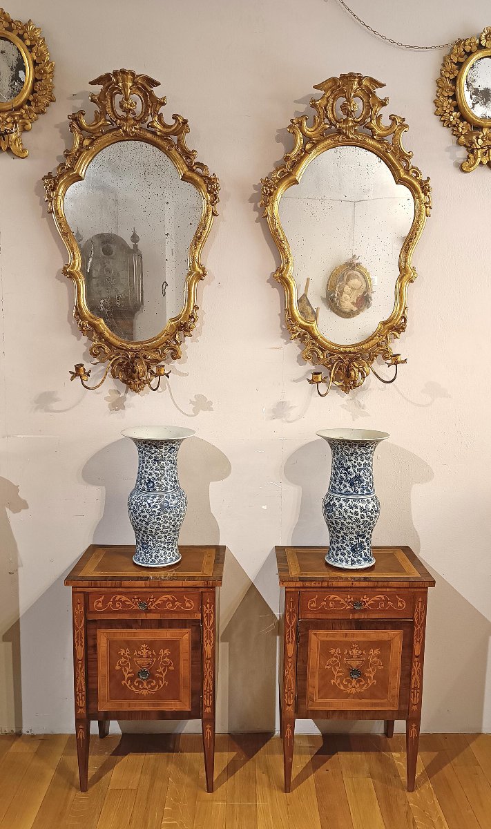COPPIA DI VASI CHING A DECORI BLU FINE XIX-INIZIO XX SECOLO -photo-6